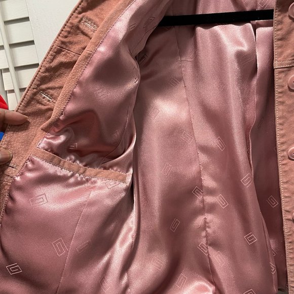 Genuine Pink Leather Jacket - Picture 3 of 4